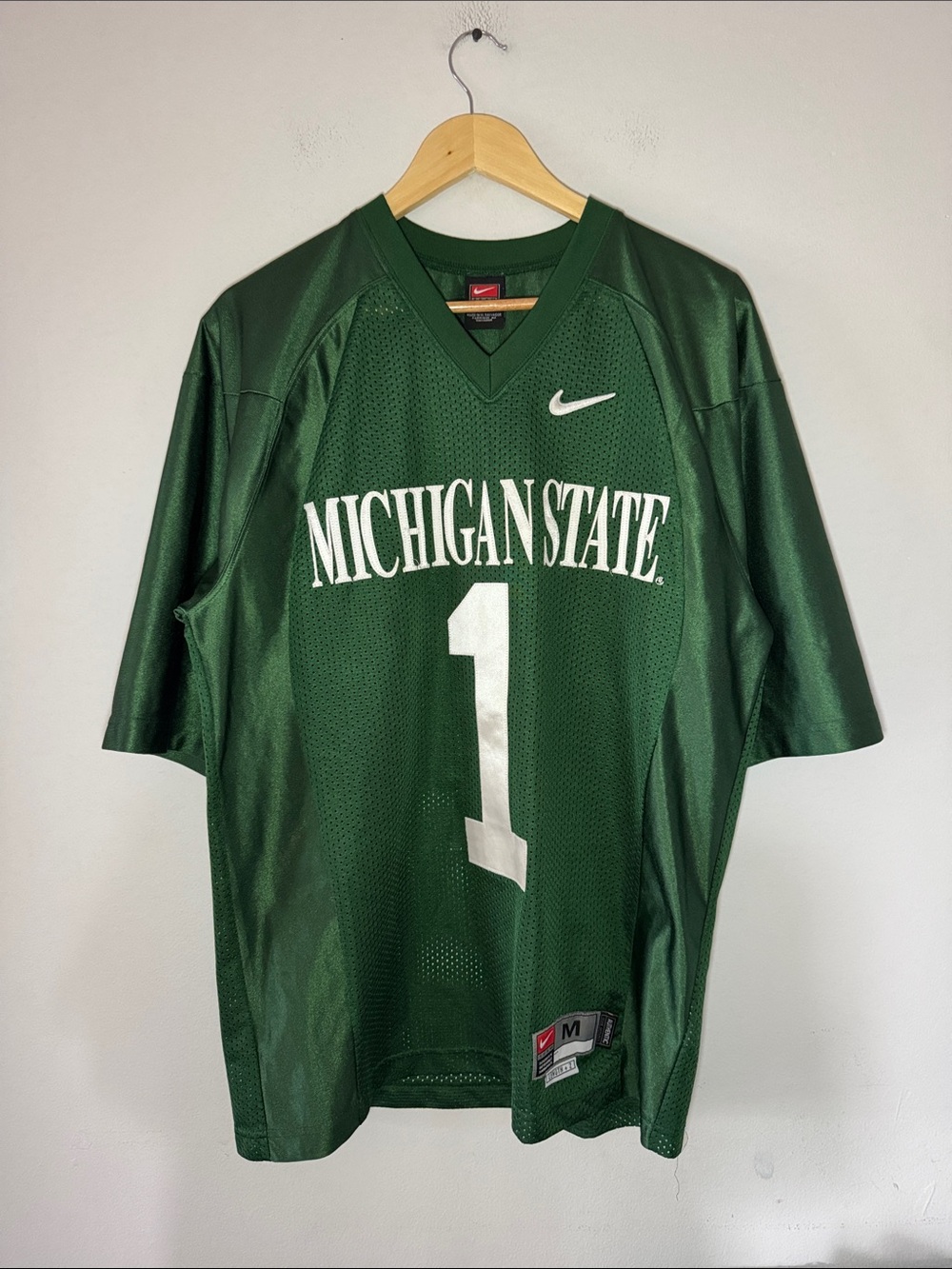 Vintage Michigan State Football Jersey / Medium / Nike